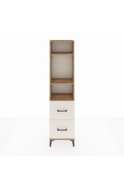 Arges Dolap 3 Raflı 2 Çekmeceli 44x30x182 Çam-Aytaşı