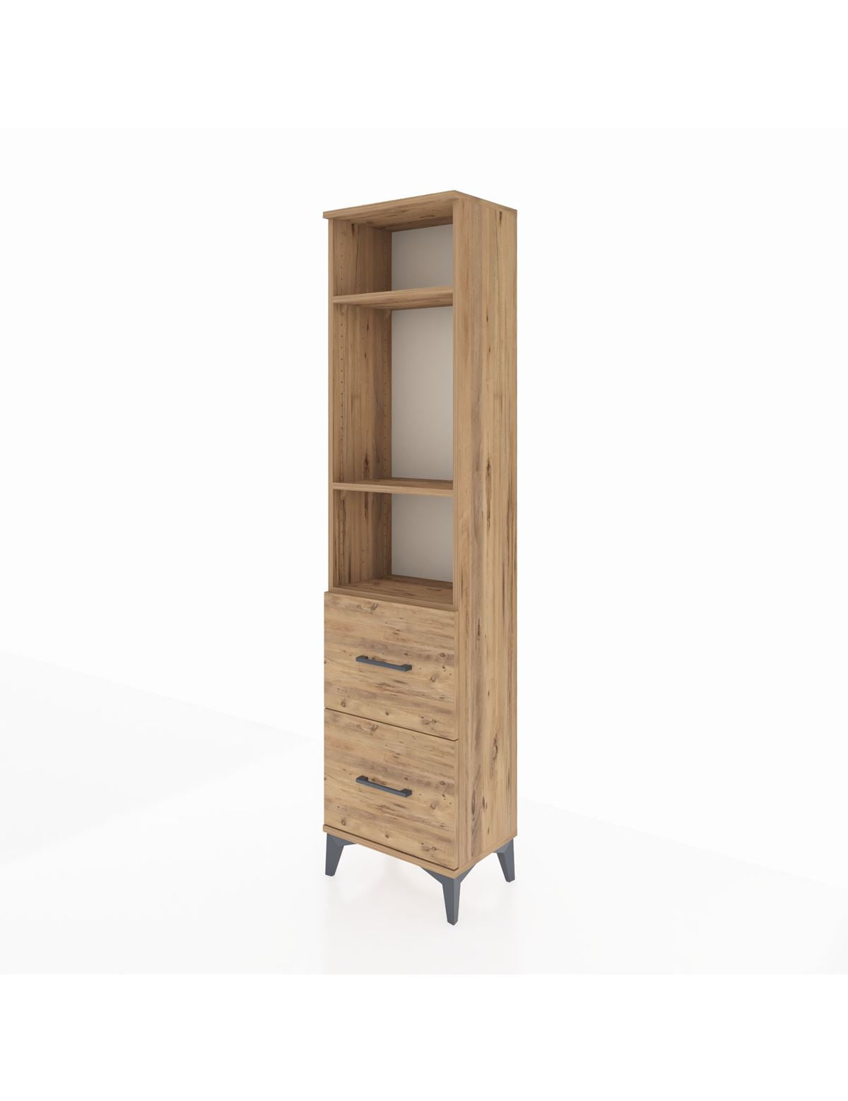 Arges Dolap 3 Raflı 2 Çekmeceli 44x30x182 - S22M049V9A