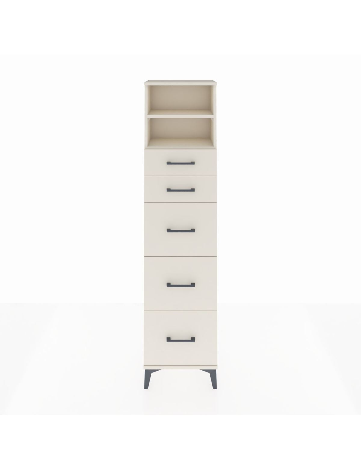 Arges Dolap 2 Raflı 5 Çekmeceli 44x30x182 Aytaşı-Aytaşı