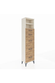 Arges Dolap 2 Raflı 5 Çekmeceli 44x30x182 Aytaşı-Çam