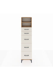 Arges Dolap 2 Raflı 5 Çekmeceli 44x30x182 Çam-Aytaşı