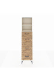 Arges Dolap 2 Raflı 4 Çekmeceli 44x30x182 Aytaşı-Çam