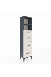 Arges Dolap 2 Raflı 4 Çekmeceli 44x30x182 - S22M051V4A