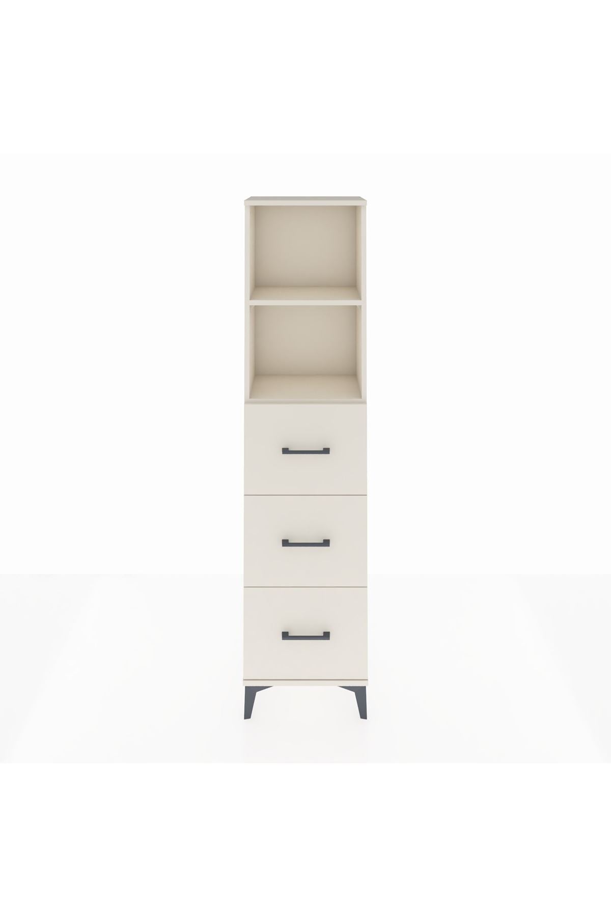 Arges Dolap 2 Raflı 3 Çekmeceli 44x30x182 Aytaşı-Aytaşı