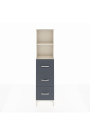 Arges Dolap 2 Raflı 3 Çekmeceli 44x30x182 Aytaşı-Antrasit