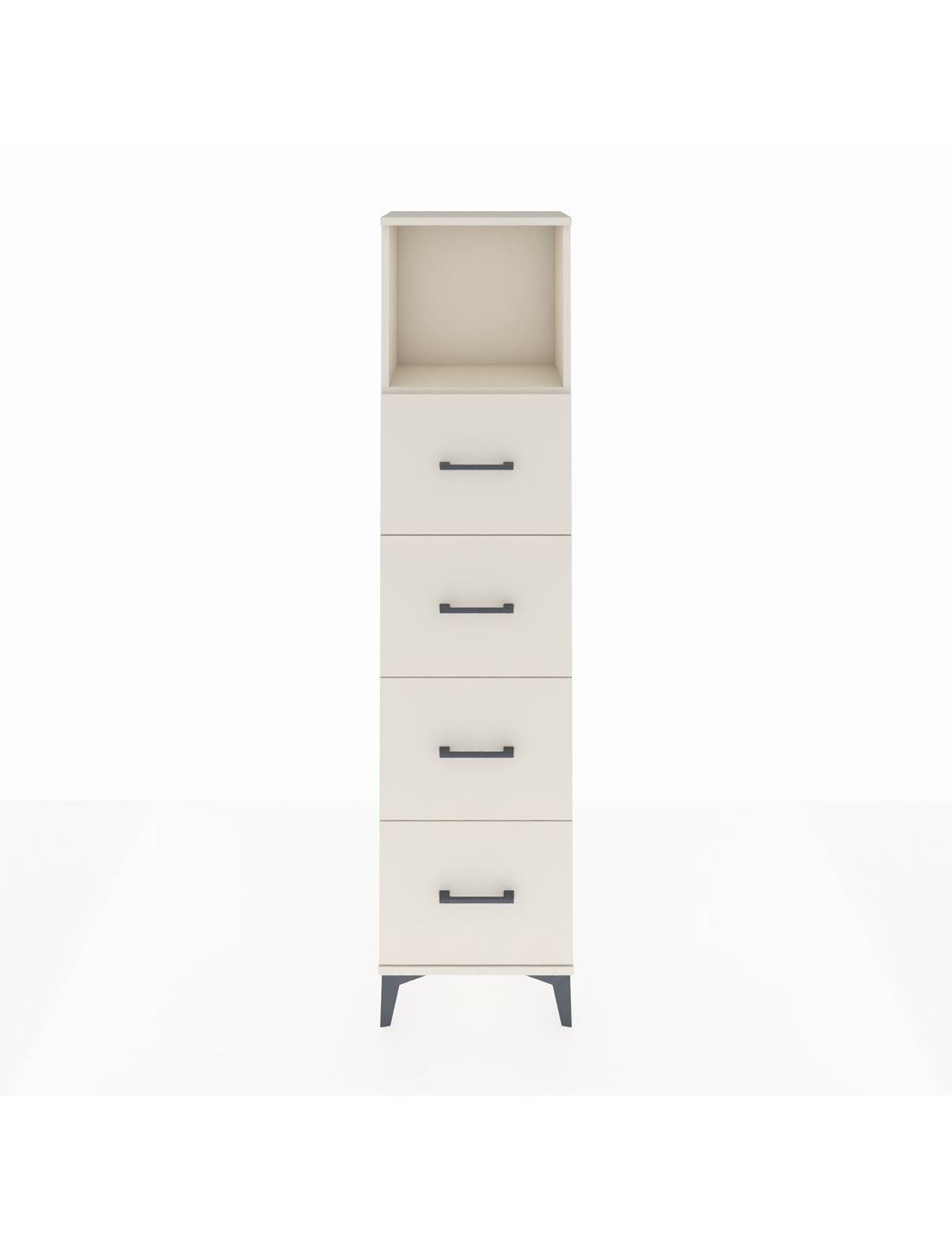 Arges Dolap Tek Raflı 4 Çekmeceli 44x30x182 Aytaşı-Aytaşı