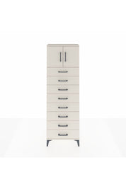 Arges Dolap 2 Raflı 8 Çekmeceli 2 Kapaklı 60x30x182 Aytaşı-Aytaşı