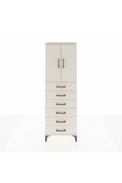 Arges Dolap 2 Raflı 6 Çekmeceli 2 Kapaklı 60x30x182 Aytaşı-Aytaşı