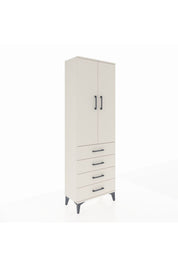 Arges Dolap 3 Raflı 4 Çekmeceli 2 Kapaklı 60x30x182 Aytaşı-Aytaşı