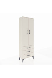 Arges Dolap 4 Raflı 3 Çekmeceli 2 Kapaklı 60x30x182 - S23M006V1A