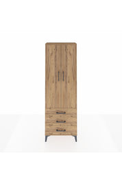 Arges Dolap 4 Raflı 3 Çekmeceli 2 Kapaklı 60x30x182 - S23M006V9A