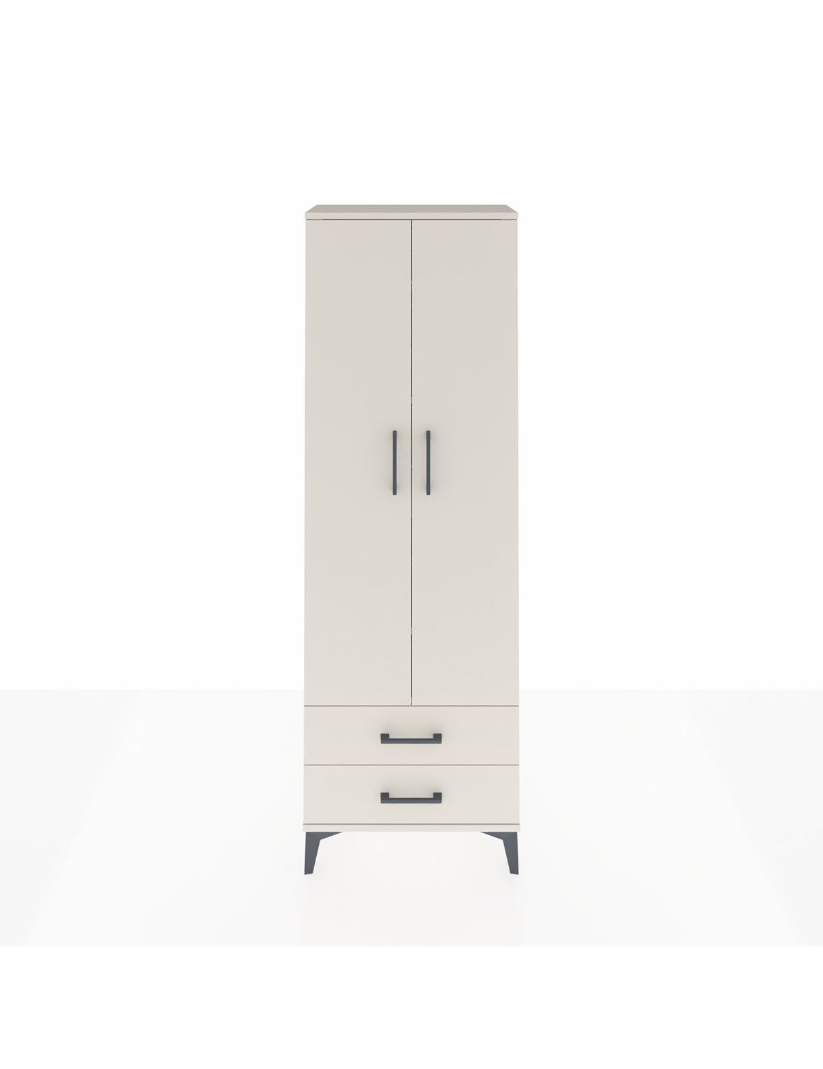 Arges Dolap 5 Raflı 2 Çekmeceli 2 Kapaklı 60x30x182 Aytaşı-Aytaşı