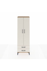Arges Dolap 5 Raflı 2 Çekmeceli 2 Kapaklı 60x30x182