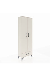 Arges Dolap 5 Raflı Tek Çekmeceli 2 Kapaklı 60x30x182 - S23M008V1A
