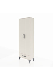 Arges Dolap 5 Raflı Tek Çekmeceli 2 Kapaklı 60x30x182 Aytaşı-Aytaşı