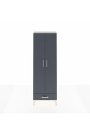 Arges Dolap 5 Raflı Tek Çekmeceli 2 Kapaklı 60x30x182 Aytaşı-Antrasit