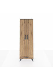 Arges Dolap 5 Raflı Tek Çekmeceli 2 Kapaklı 60x30x182 - S23M008V6A