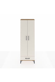 Arges Dolap 5 Raflı Tek Çekmeceli 2 Kapaklı 60x30x182 Çam-Aytaşı