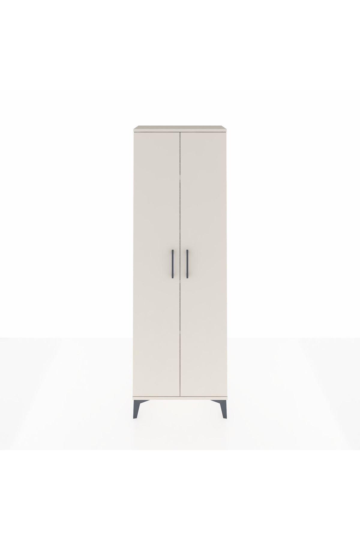 Arges Dolap 4 Raflı 2 Kapaklı 60x30x182 Aytaşı-Aytaşı