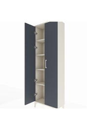 Arges Dolap 4 Raflı 2 Kapaklı 60x30x182 Aytaşı-Antrasit