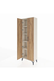 Arges Dolap 4 Raflı 2 Kapaklı 60x30x182 Aytaşı-Çam