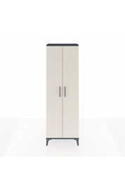 Arges Dolap 4 Raflı 2 Kapaklı 60x30x182 Antrasit-Aytaşı