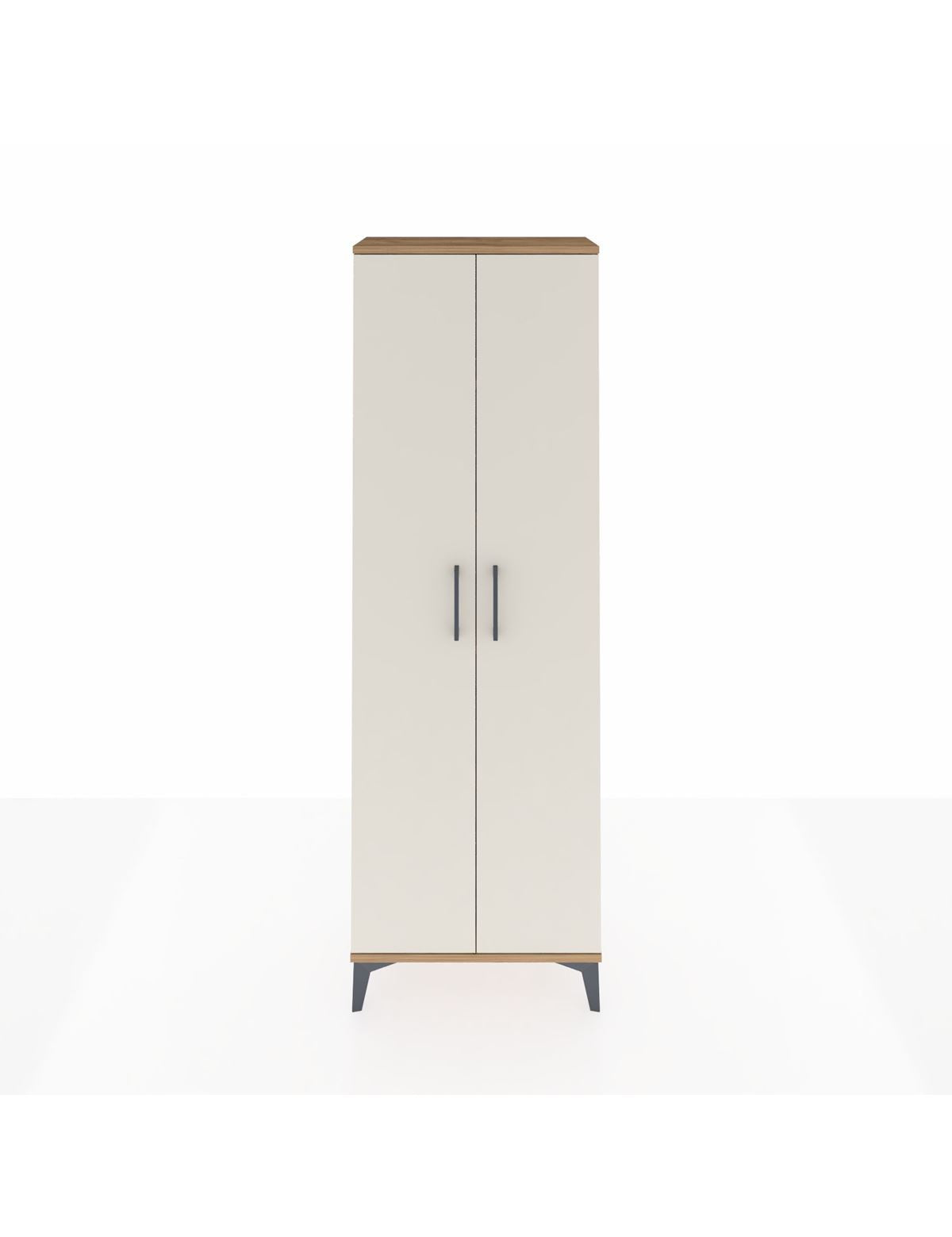 Arges Dolap 4 Raflı 2 Kapaklı 60x30x182 Çam-Aytaşı