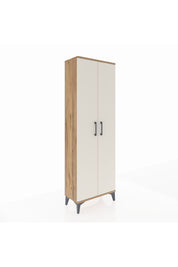 Arges Dolap 4 Raflı 2 Kapaklı 60x30x182 Çam-Aytaşı