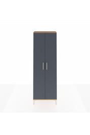 Arges Dolap 4 Raflı 2 Kapaklı 60x30x182 Çam-Antrasit