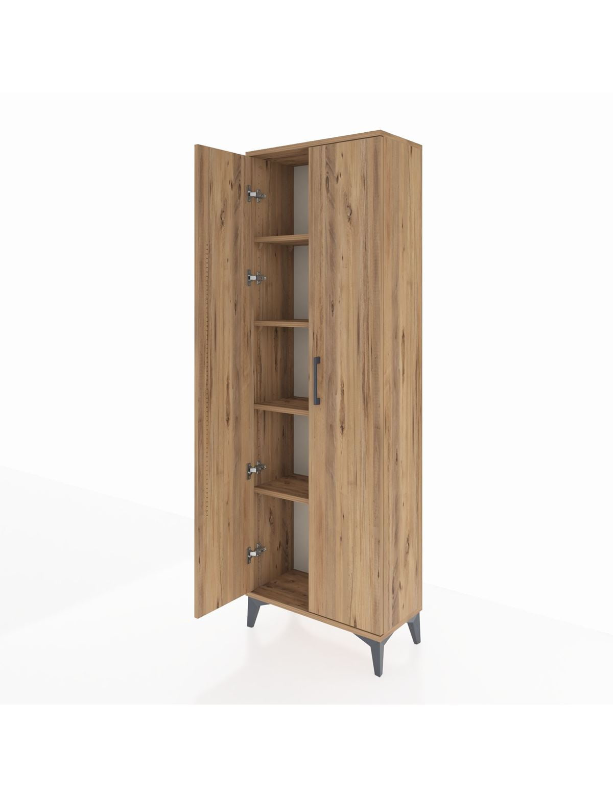 Arges Dolap 4 Raflı 2 Kapaklı 60x30x182 - S23M009V9A