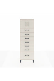 Arges Dolap Tek Raflı 7 Çekmeceli 2 Kapaklı 60x30x182 Aytaşı-Aytaşı