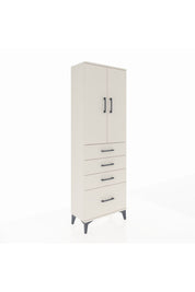 Arges Dolap 2 Raflı 4 Çekmeceli 2 Kapaklı 60x30x182 Aytaşı-Aytaşı