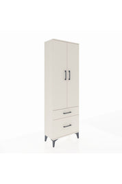 Arges Dolap 4 Raflı 2 Çekmeceli 2 Kapaklı 60x30x182 Aytaşı-Aytaşı