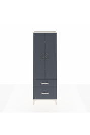 Arges Dolap 4 Raflı 2 Çekmeceli 2 Kapaklı 60x30x182 Aytaşı-Antrasit