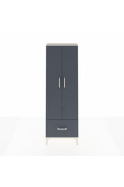 Arges Dolap 4 Raflı Tek Çekmeceli 2 Kapaklı 60x30x182 Aytaşı-Antrasit