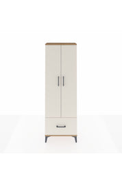 Arges Dolap 4 Raflı Tek Çekmeceli 2 Kapaklı 60x30x182 Çam-Aytaşı