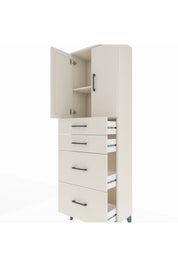 Arges Dolap 2 Raflı 4 Çekmeceli 2 Kapaklı 60x30x182 Aytaşı-Aytaşı