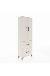 Arges Dolap 3 Raflı 2 Çekmeceli 2 Kapaklı 60x30x182 Aytaşı-Aytaşı