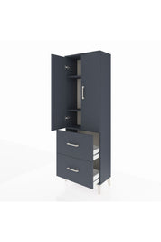 Arges Dolap 3 Raflı 2 Çekmeceli 2 Kapaklı 60x30x182 - S23M021V5A