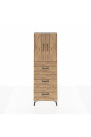 Arges Dolap 3 Raflı 3 Çekmeceli 2 Kapaklı 60x30x182 Aytaşı-Çam