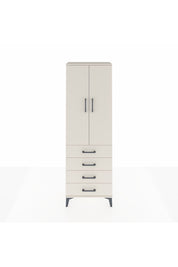 Arges Dolap Tek Raflı 4 Çekmeceli Tek Askılı 60x30x182 Aytaşı-Aytaşı