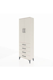 Arges Dolap Tek Raflı 4 Çekmeceli Tek Askılı 60x30x182 Aytaşı-Aytaşı