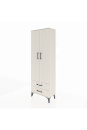 Arges Dolap 2 Raflı 2 Çekmeceli Tek Askılı 60x30x182 Aytaşı-Aytaşı