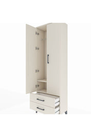 Arges Dolap 2 Raflı 2 Çekmeceli Tek Askılı 60x30x182 Aytaşı-Aytaşı