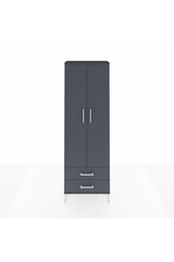 Arges Dolap 2 Raflı 2 Çekmeceli Tek Askılı 60x30x182