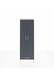 Arges Dolap 2 Raflı Tek Çekmeceli Tek Askılı 60x30x182 Aytaşı-Antrasit