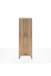 Arges Dolap 2 Raflı Tek Çekmeceli Tek Askılı 60x30x182 Aytaşı-Çam