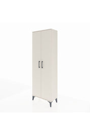 Arges Dolap Tek Raflı 2 Kapaklı Tek Askılı 60x30x182 Aytaşı-Aytaşı
