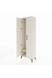 Arges Dolap Tek Raflı 2 Kapaklı Tek Askılı 60x30x182 Aytaşı-Aytaşı