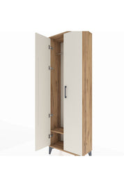 Arges Dolap Tek Raflı 2 Kapaklı Tek Askılı 60x30x182 - S23M031V7A